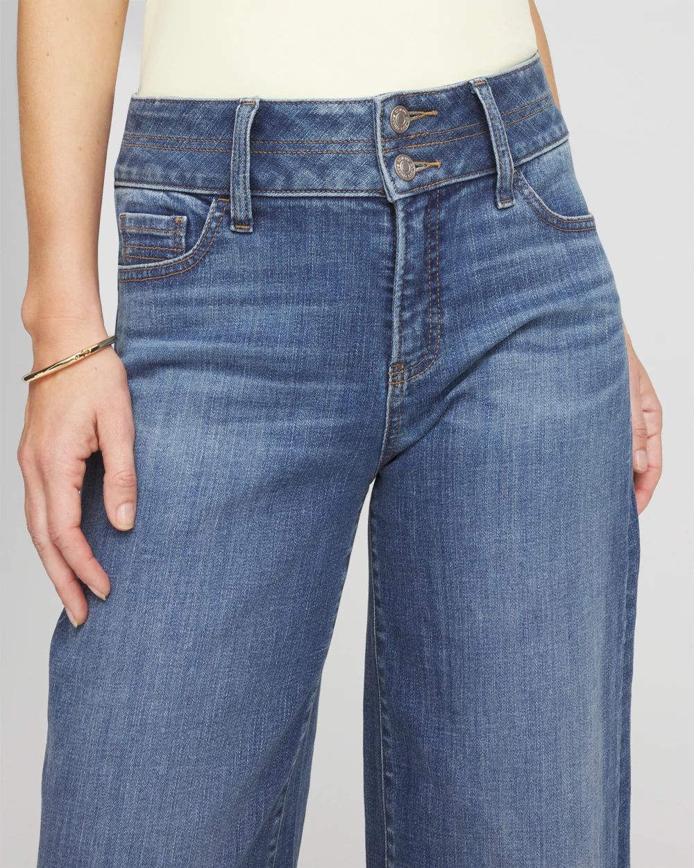 Double Stitch Wide-Leg Cropped Pants | Chico's